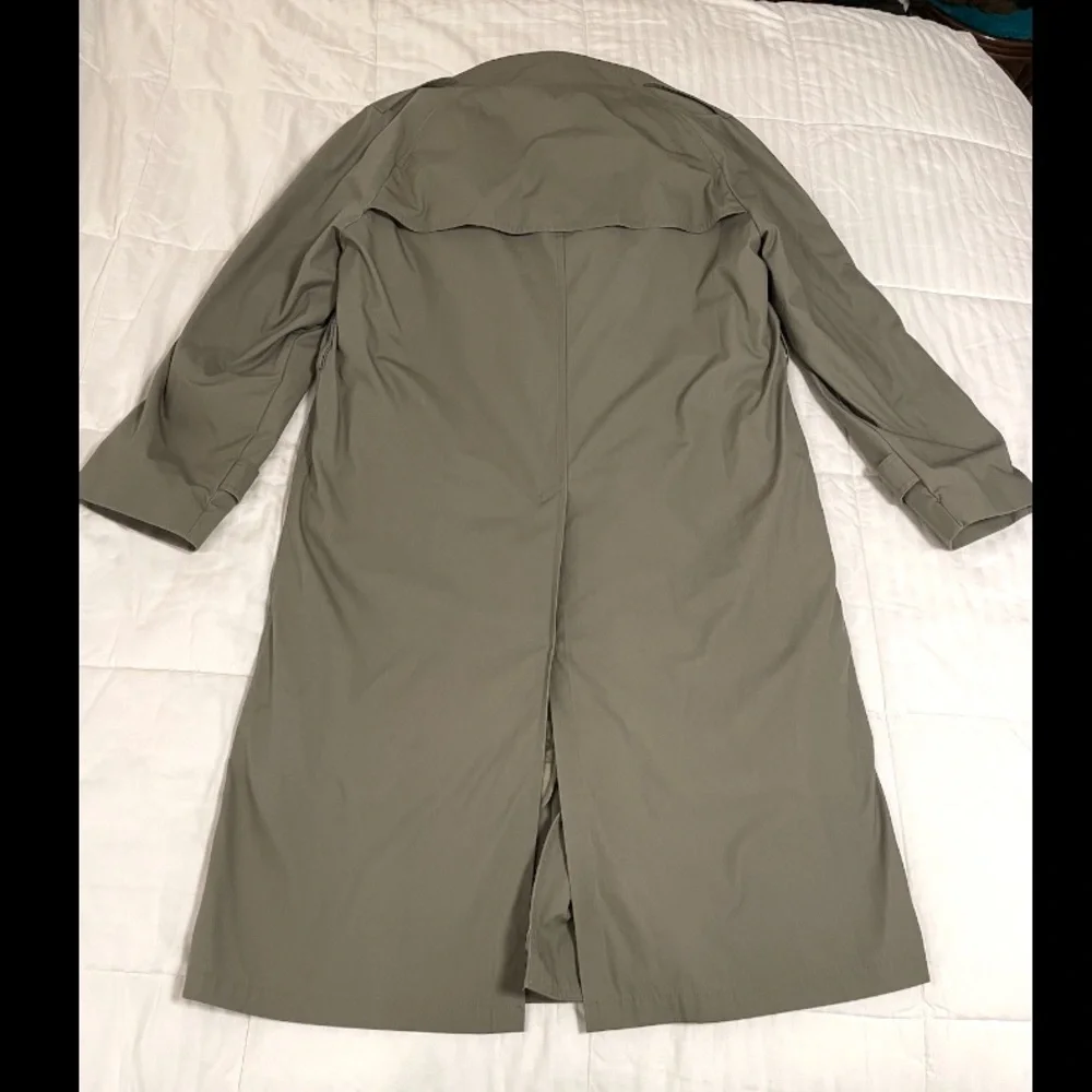 Military DSCP Valor Collection Mens Coat All-Weather Trench Coat Khaki Size 40 R